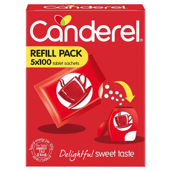 Canderel Original Low Calorie Sweetener Tablets Refill 5x100