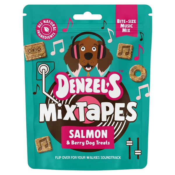 Denzel's Mixtapes Salmon & Berries Dog Treats 90g