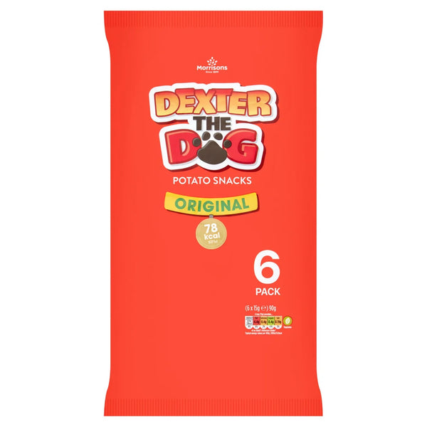 Morrisons Dexter Dog Salted Snacks - 6 x 15g
