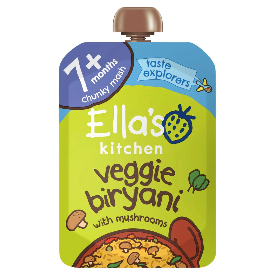 Ella's Kitchen Veggie Biryani Baby Food Pouch 7+ Months - 130g