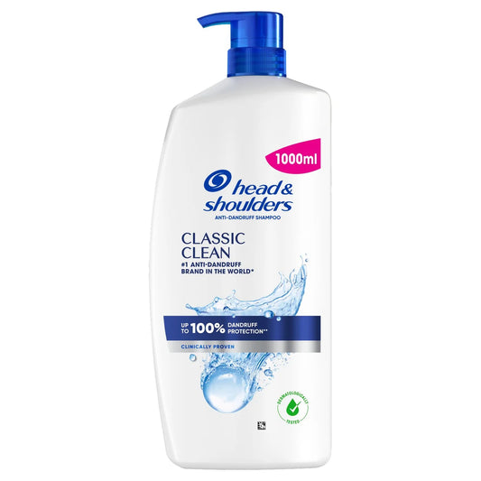Head & Shoulders Classic Clean Shampoo 1000ml