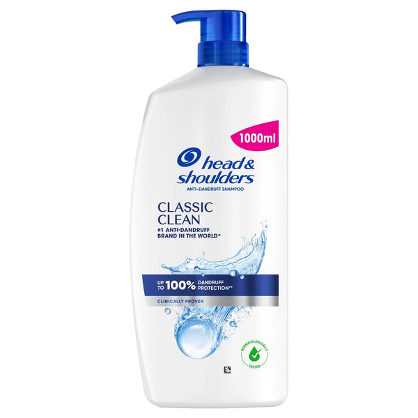 Head & Shoulders Classic Clean Shampoo 1000ml