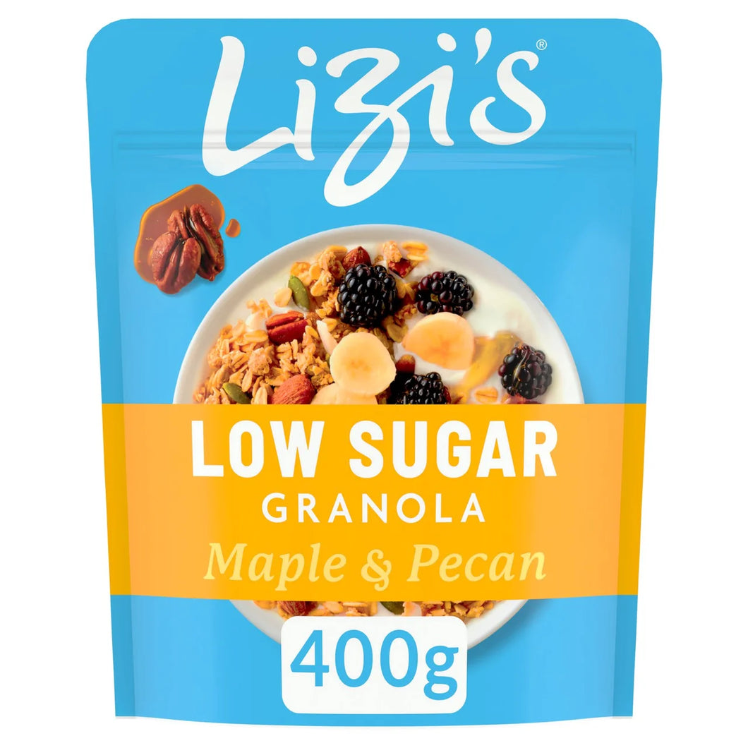 Lizi's Low Sugar Maple & Pecan Granola, 400g