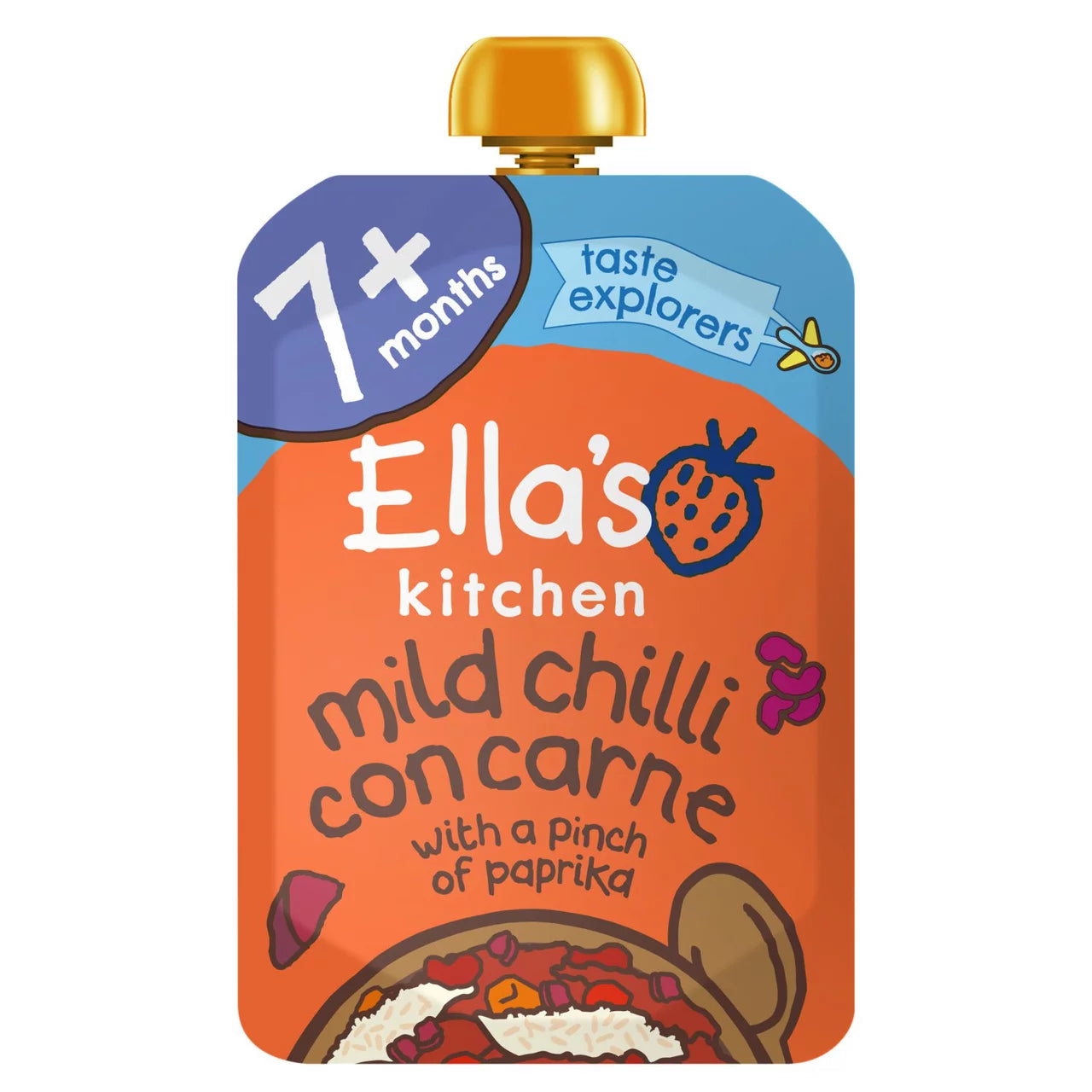 Ella's Kitchen Organic Chilli Con Carne with Rice 130g