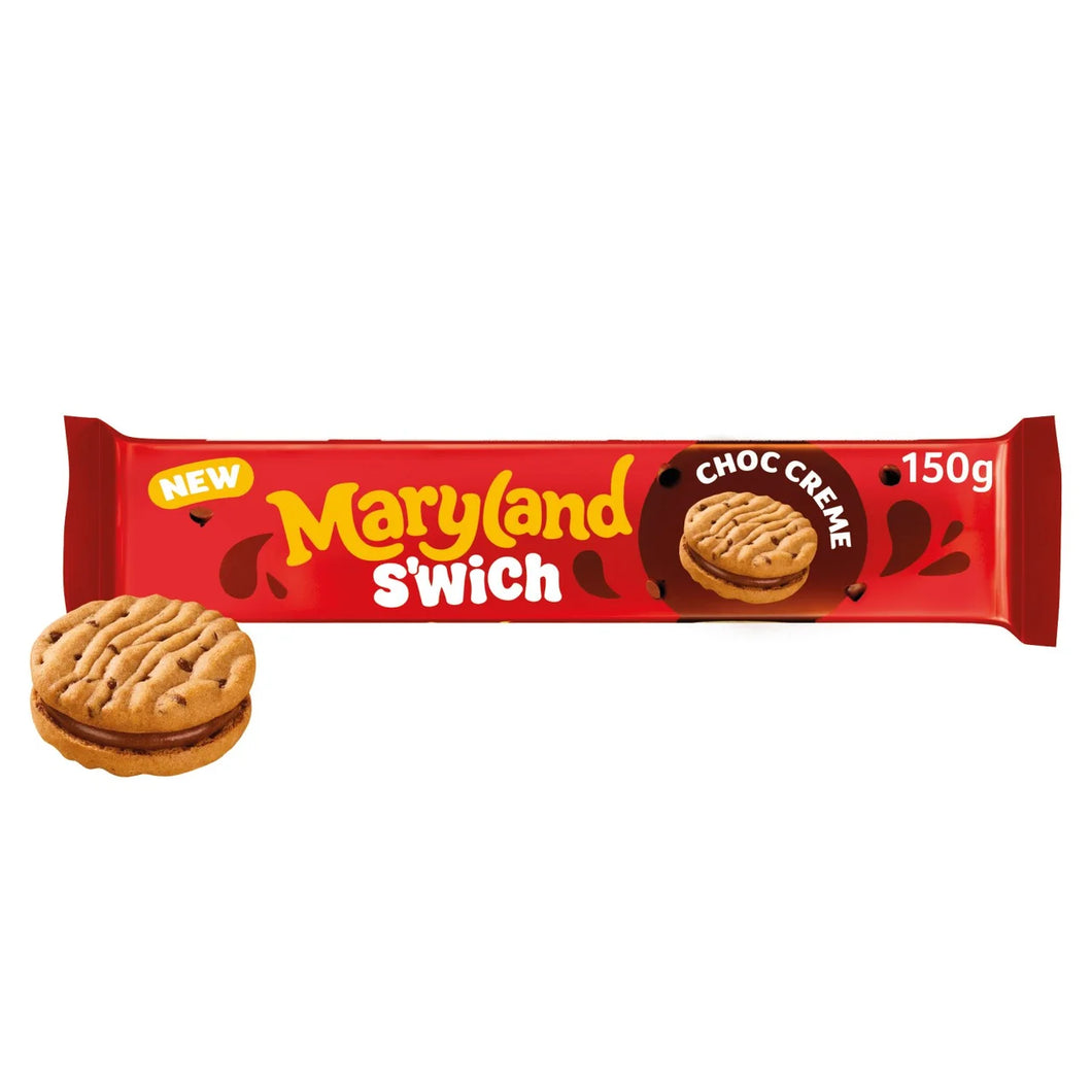 Maryland Cookies S'wich Choc Creme Biscuits 150g