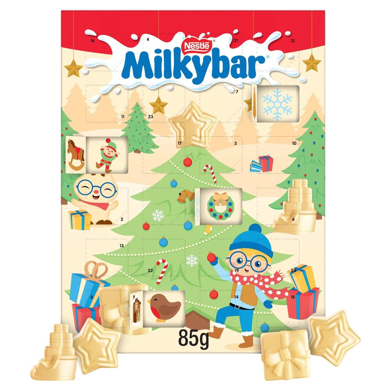 Milkybar White Chocolate Advent Calendar - 85g