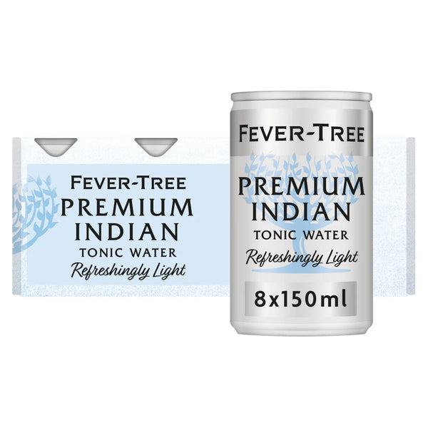 Fever-Tree Light Indian Tonic Water Cans 8x150ml