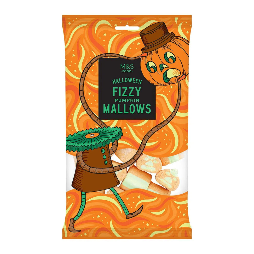 M&S Halloween Fizzy Pumpkin Marshmallows 130g