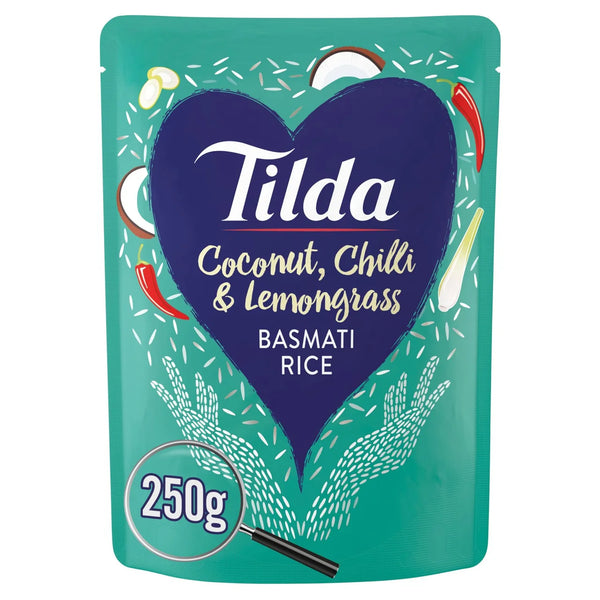 Tilda Microwave Coconut Chilli & Lemon Grass Basmati Rice, 250g