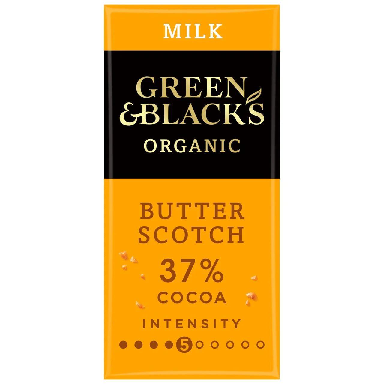 Green & Black's Organic Butterscotch Milk Chocolate Bar 90g
