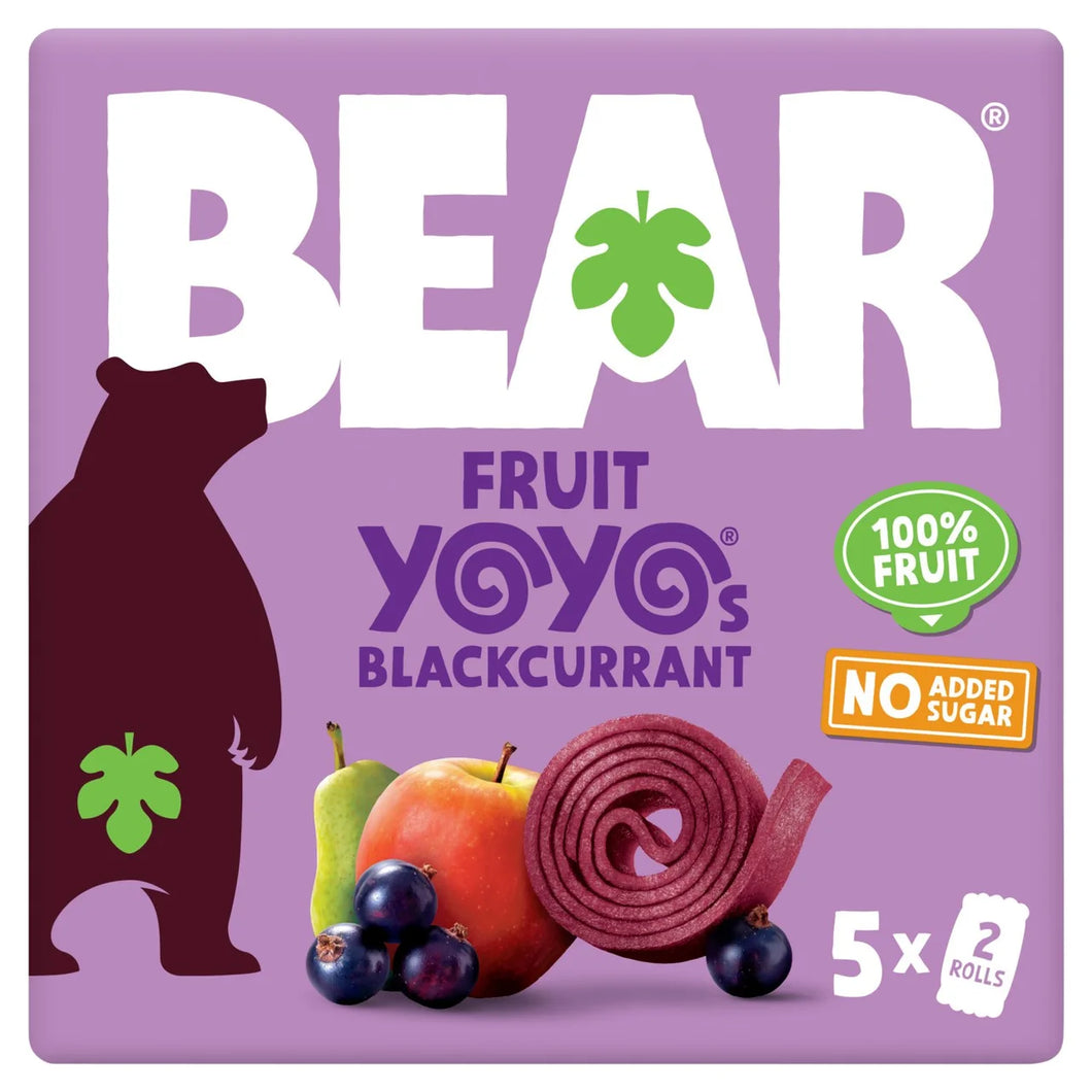 Bear Fruit Yoyos Blackcurrant Multipack 5 x 20g