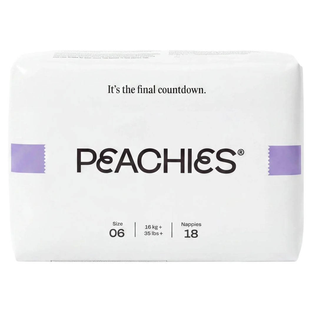 PEACHIES Premium Nappies Size 06 (16+ kg), Single Pack