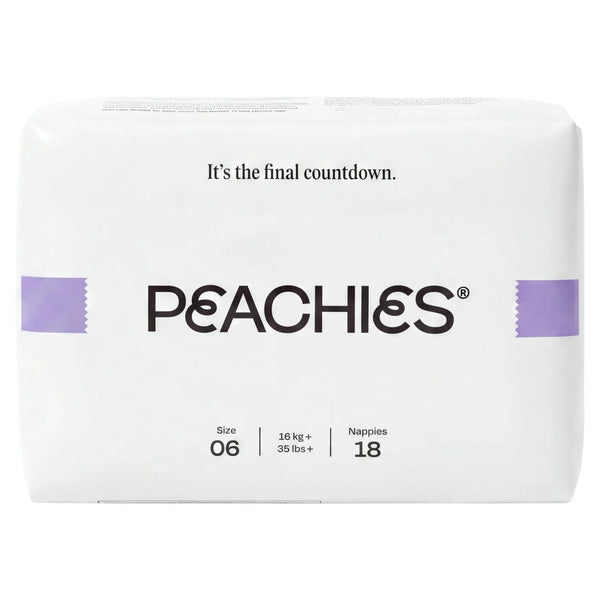 PEACHIES Premium Nappies Size 06 (16+ kg), Single Pack