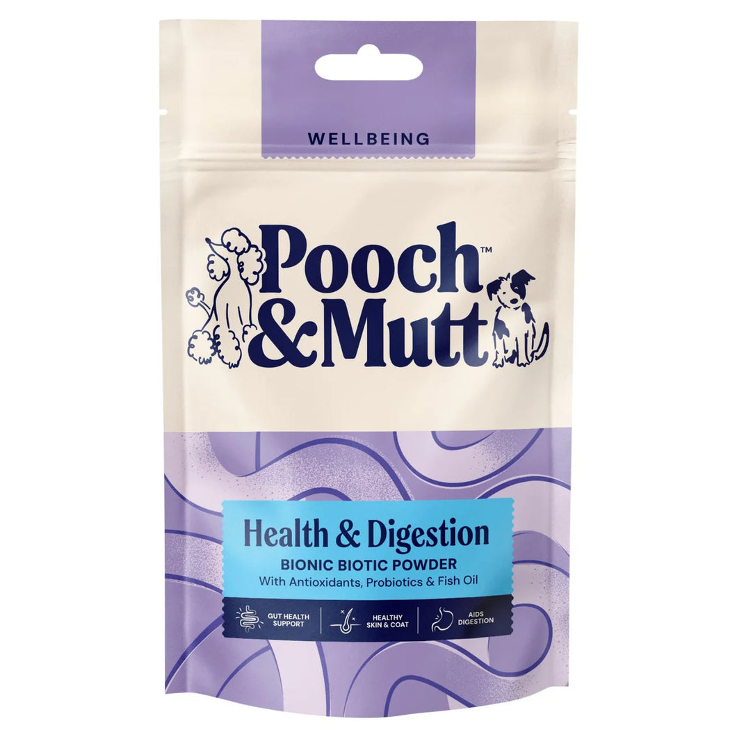Pooch & Mutt Bionic Biotic, Digestion, Skin & Coat Supplement for Dogs 200g