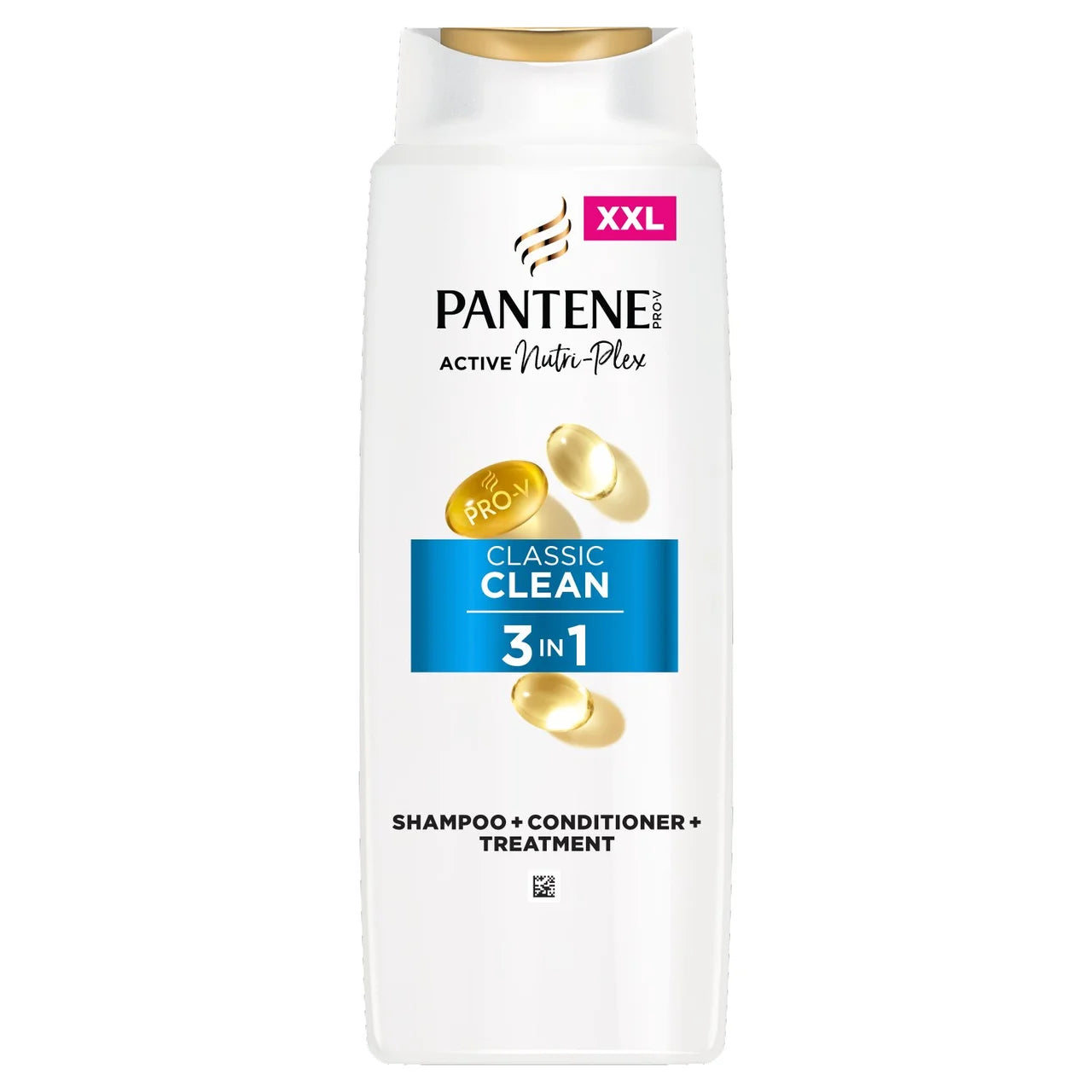 Pantene 3 In 1 Classic Clean Shampoo, 600Ml