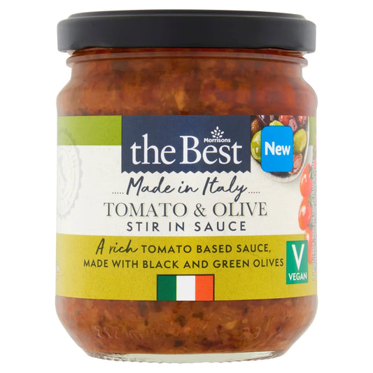 Morrisons The Best Tomato & Olive Stir In 190g