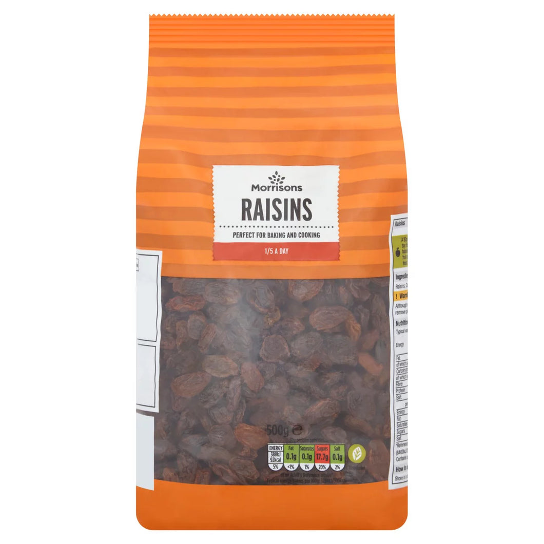 Morrisons Raisins, 500g