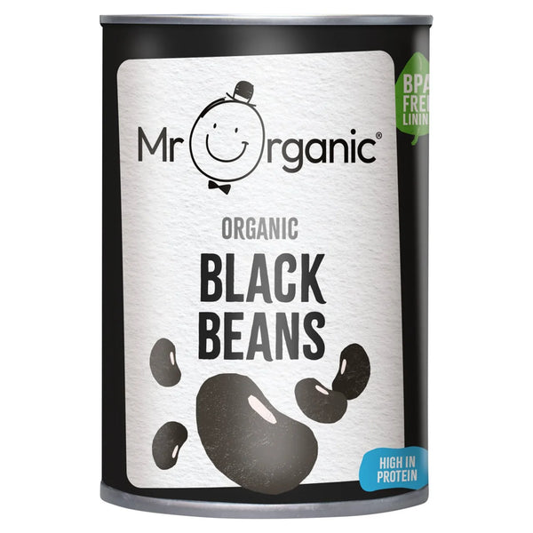Mr Organic Organic Black Beans, 400g