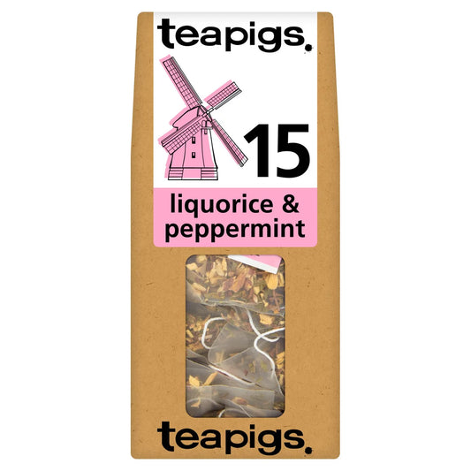 Teapigs 15 Liquorice & Peppermint Tea Temples 45G
