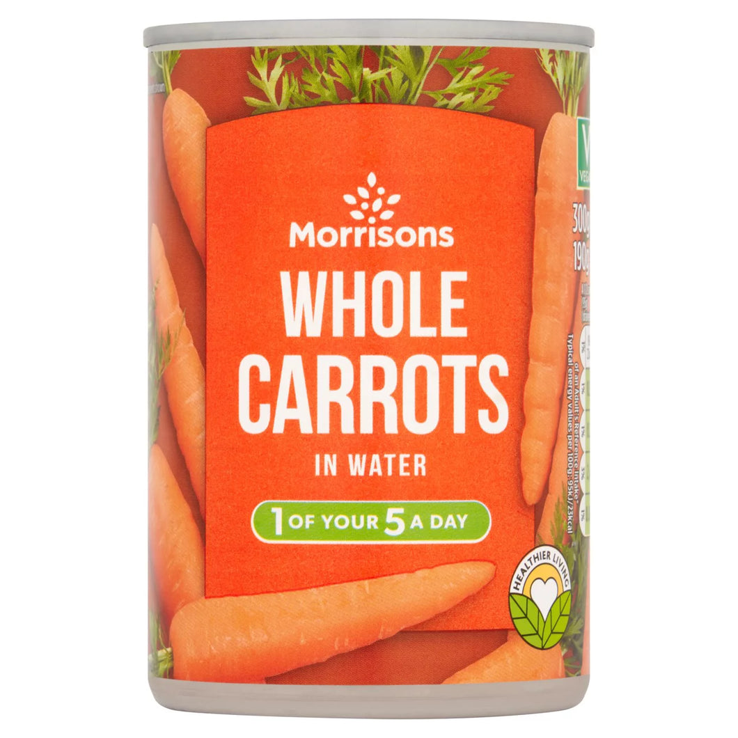 Morrisons Tinned Whole Carrots, 300g