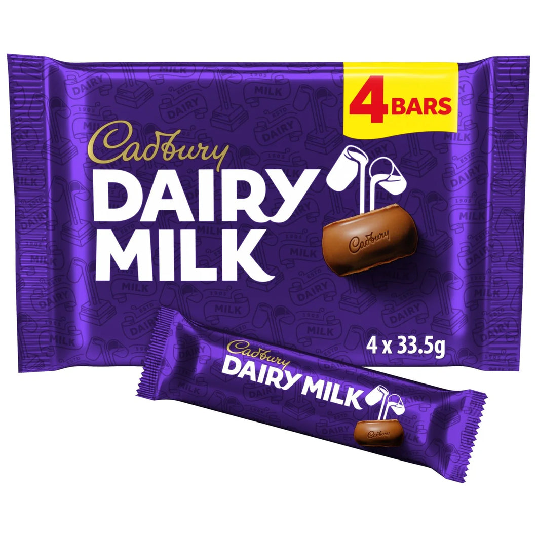 Cadbury Dairy Milk 4x36g