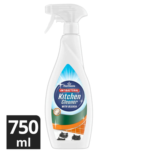 Morrisons Antibacterial Kitchen Cleaner With Bleach Spray 750ml
