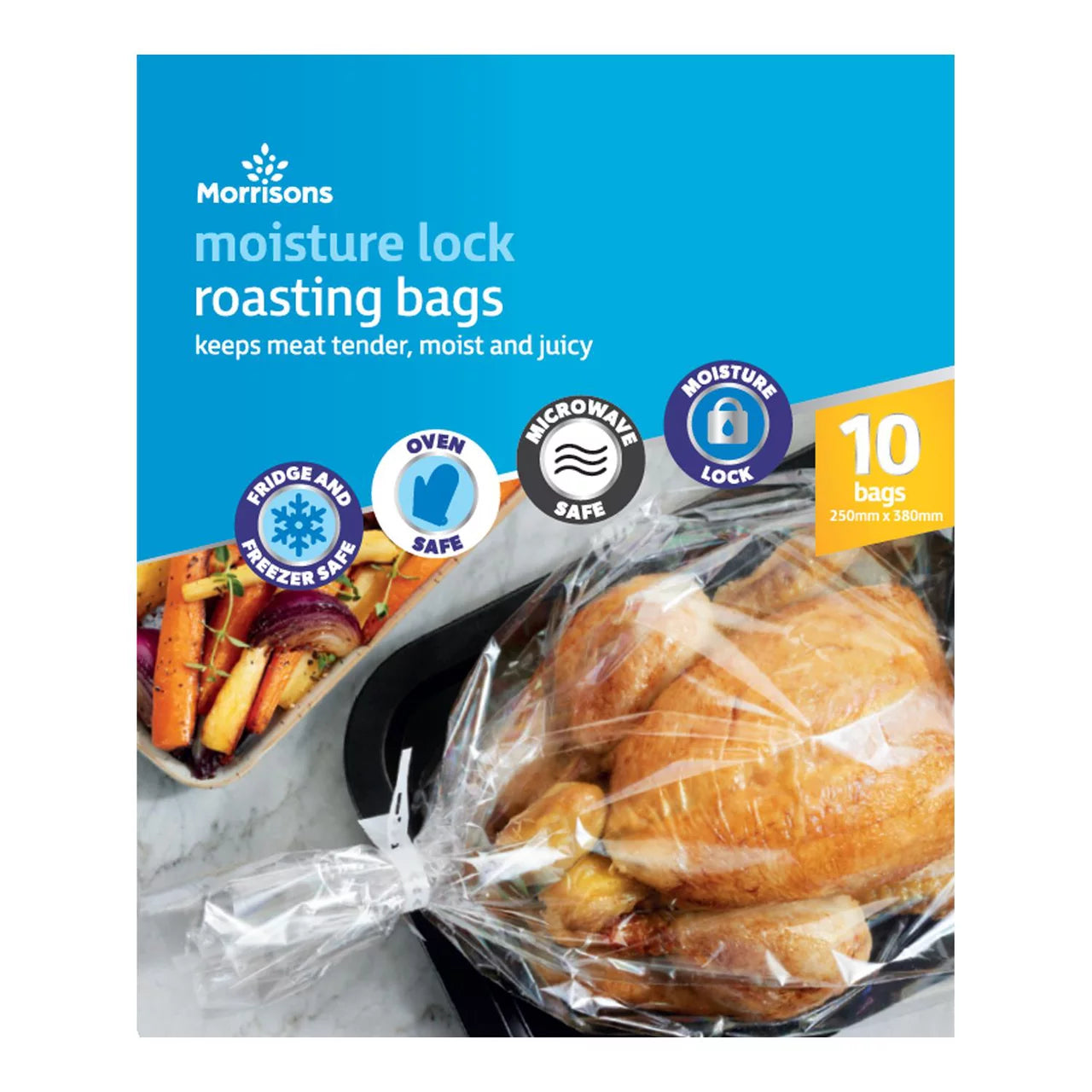 Morrisons Microwave & Roast Bags - 10 bags