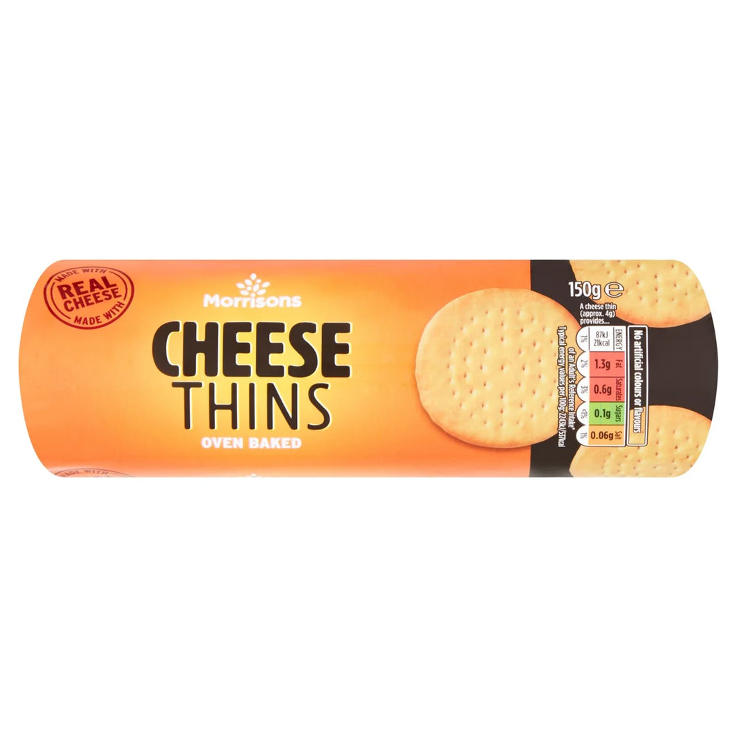 Morrisons Cheese Thins, 150g
