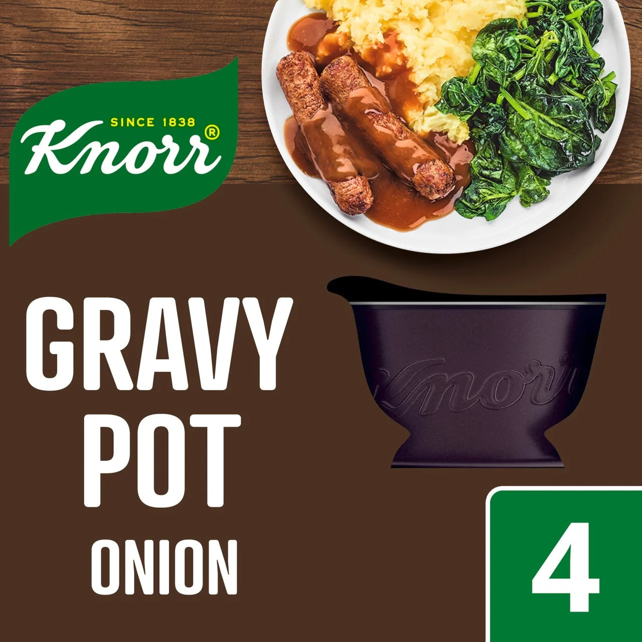 Knorr Gravy Pot Onion Gravy (4X28g)