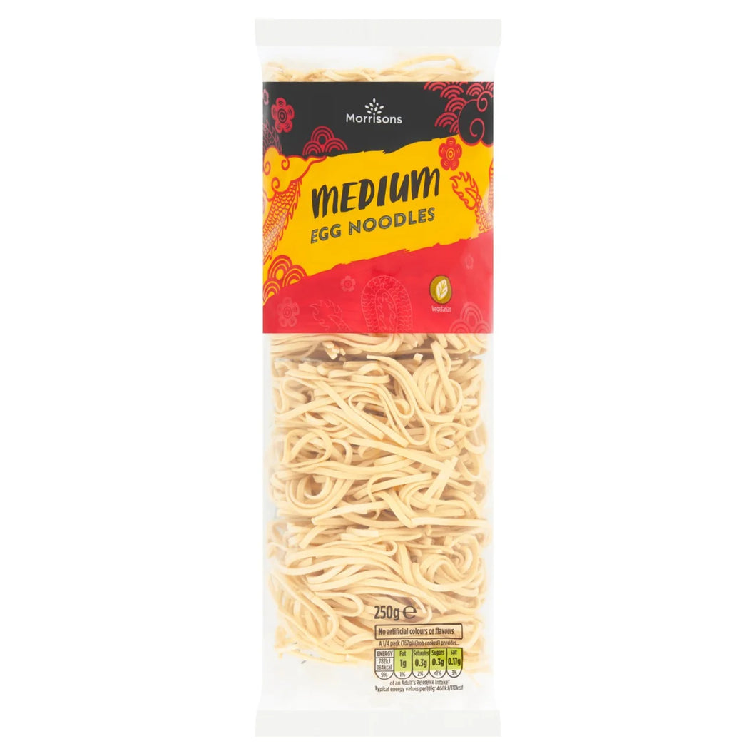 Morrisons Medium Egg Noodles, 250g