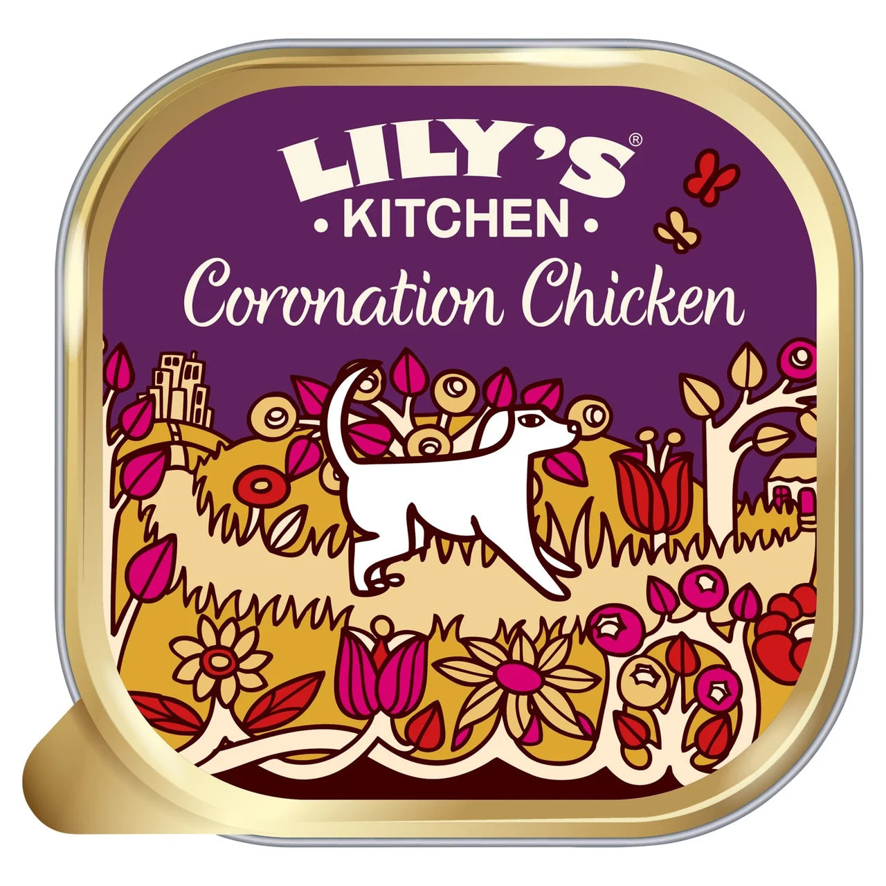 Lily's Kitchen Coronation Chicken Tray for Dogs - 150g