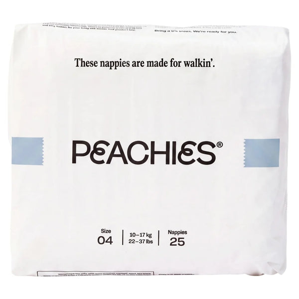 PEACHIES Premium Nappies Size 04 (10-17 kg), Single Pack