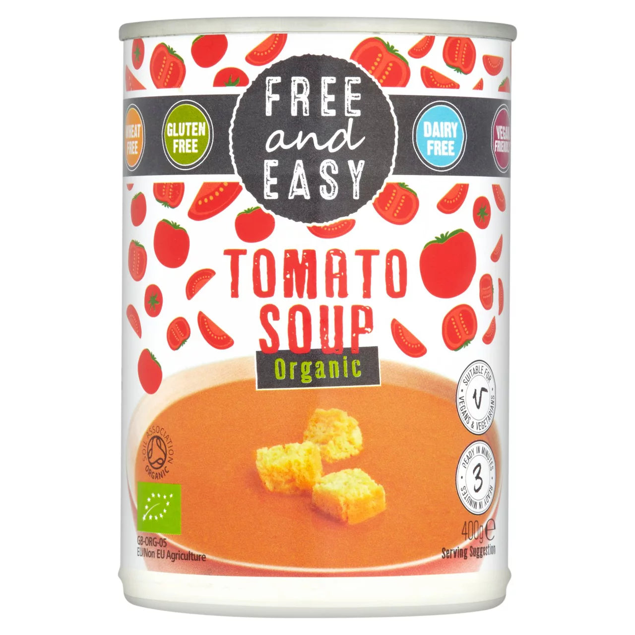 Free And Easy Organic Tomato Soup 400G
