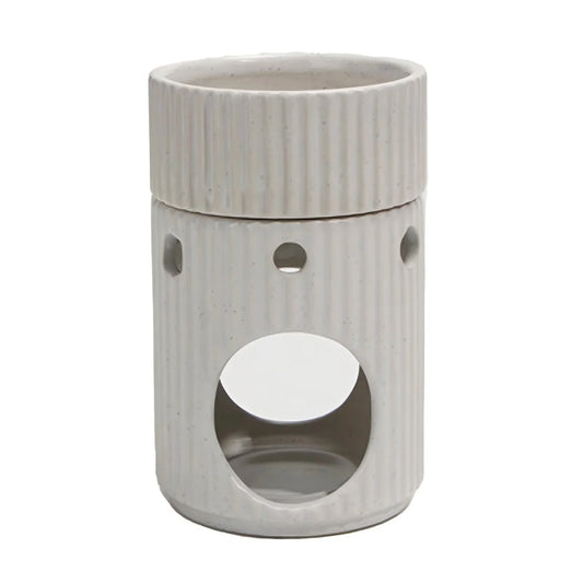Nutmeg Home Ribbed Ceramic Wax Melt Burner