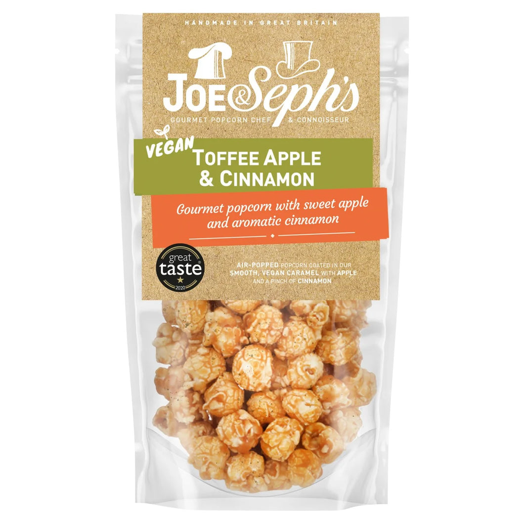 Joe & Seph's Popcorn Vegan Toffee Apple & Cinnamon 70g