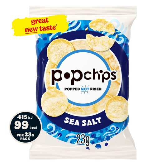 Popchips Sea Salt Potato Crisps, 23g