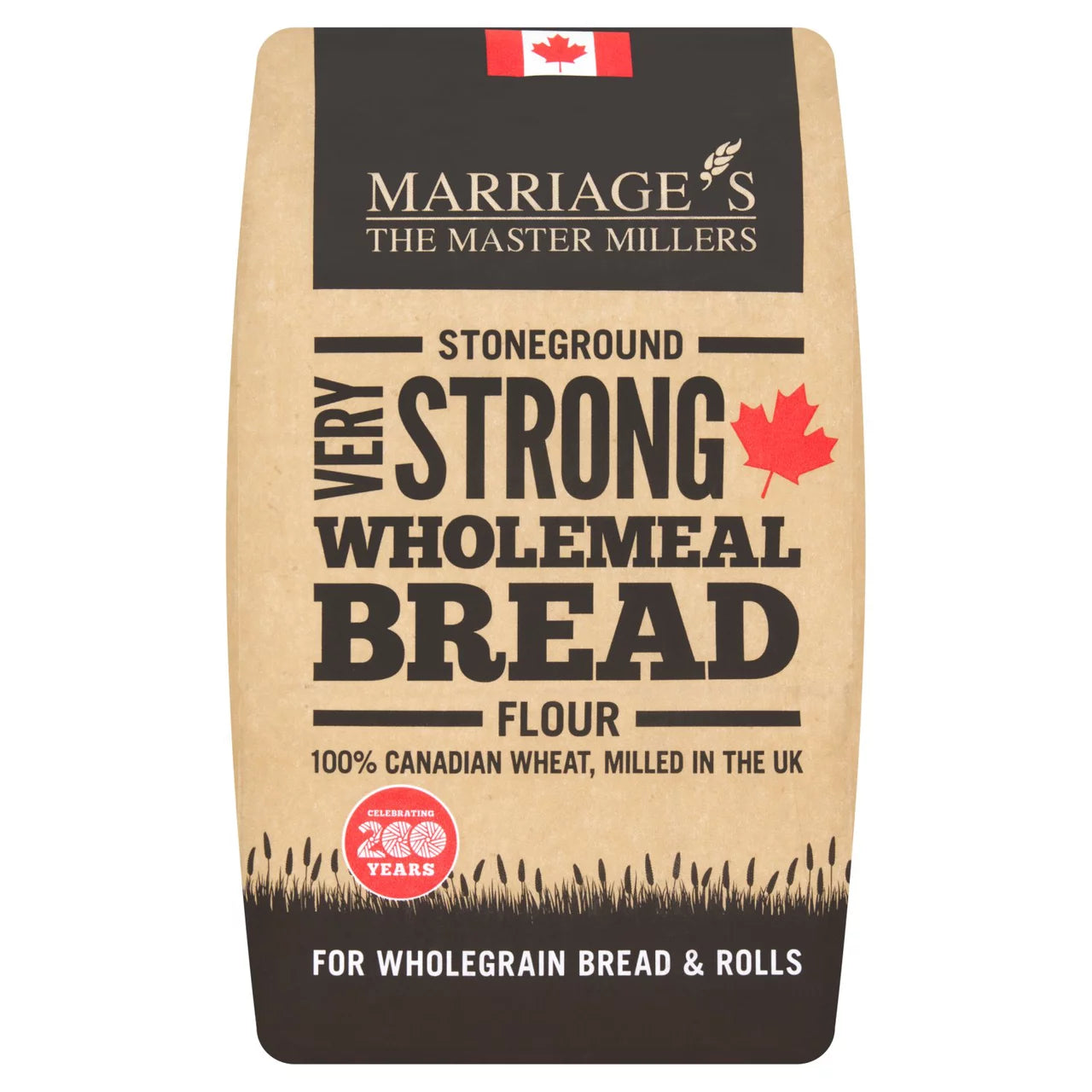 Marriage's Stoneground Very Strong Wholemeal Bread Flour - 100% Canadian 1.5Kg