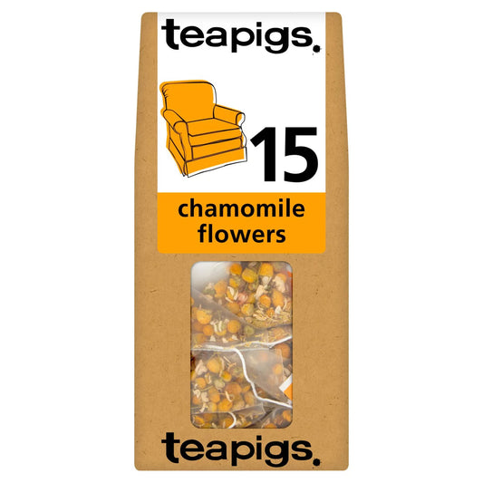Teapigs 15 Chamomile Flowers Tea Temples 22.5G