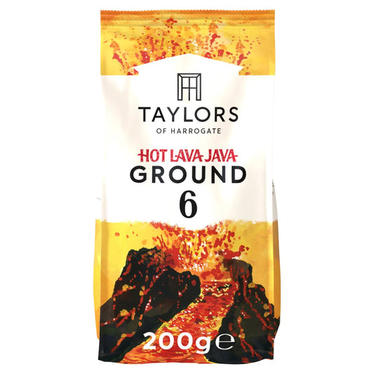 Taylors Of Harrogate Hot Lava Java Ground Roast Coffee 200G