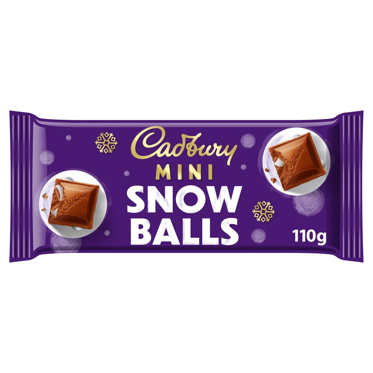 Cadbury Dairy Milk Mini Snowballs Chocolate Bar 110g