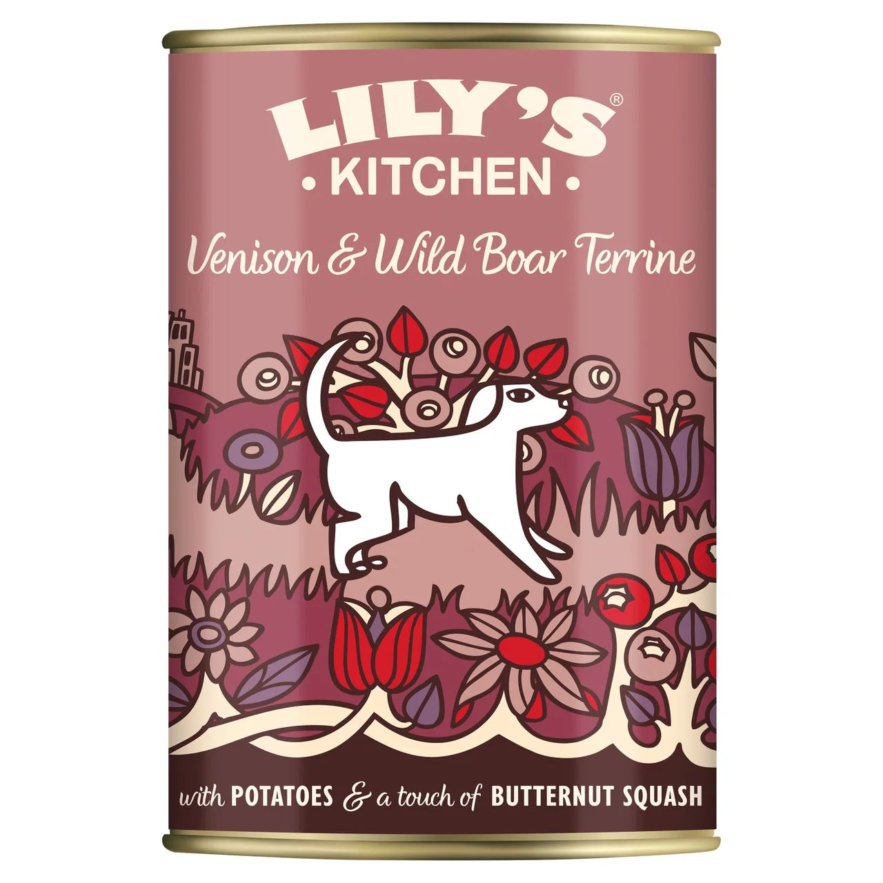 Lily's Kitchen Venison & Wild Boar Terrine For Dogs - 400g