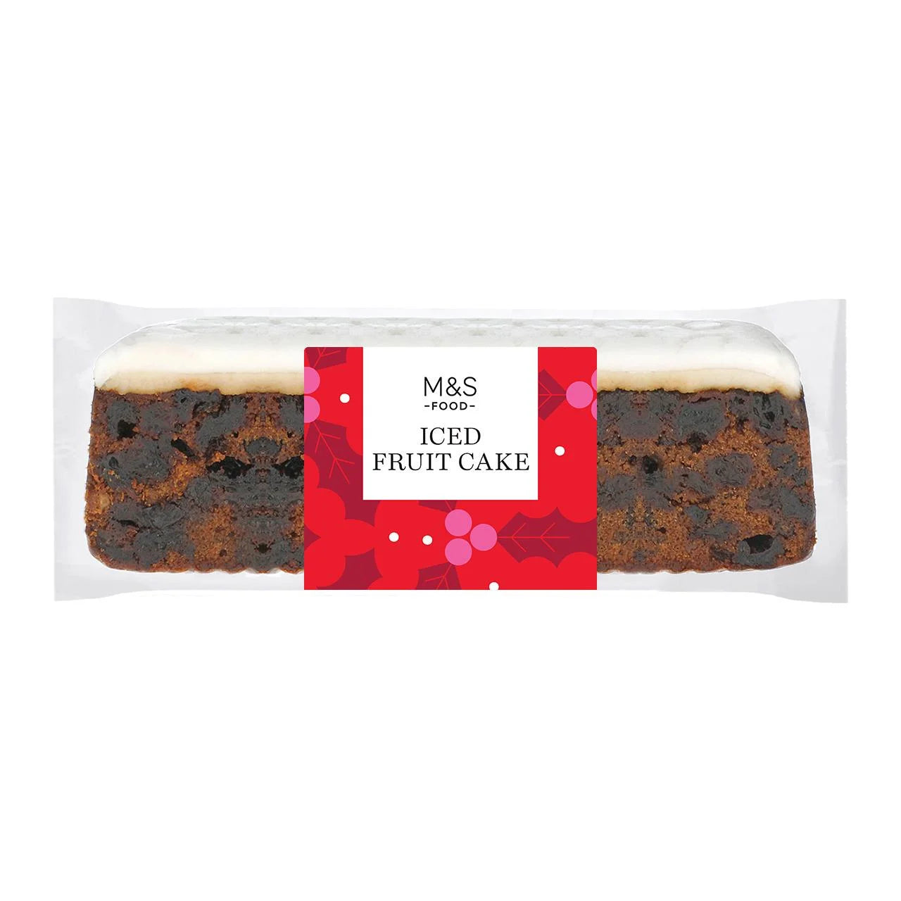 Marks & Spencer  Iced Christmas Fruit Cake Bar 400g