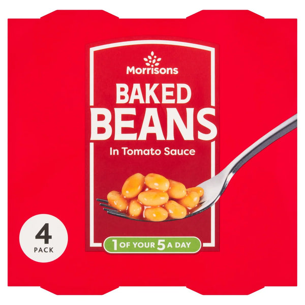 Morrisons Baked Beans in Tomato Sauce, 4x220g