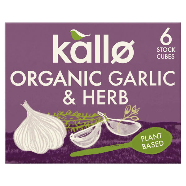 Kallo Organic Garlic & Herb Stock Cubes 6x11g