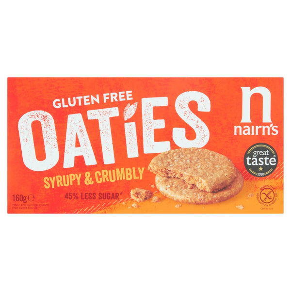 Nairn's Gluten Free Syrupy & Crumbly Oaties - 160g