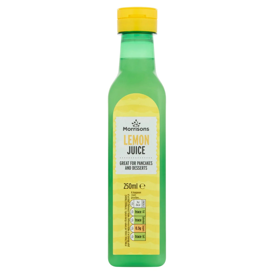 Morrisons Lemon Juice, 250ml