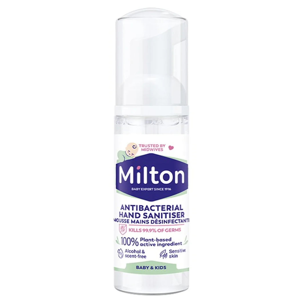 Milton Antibacterial Hand Sanitiser Foam - 50ml