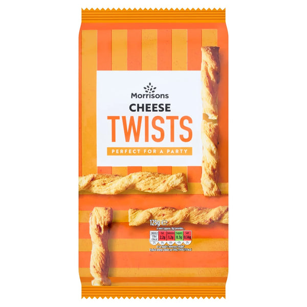 Morrisons Cheddar Cheese Twists, 125g