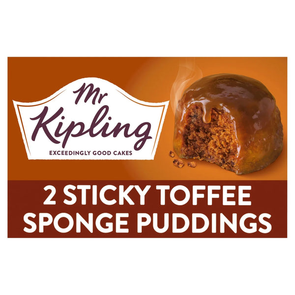 Mr Kipling Sticky Toffee Sponge Pudding Desserts (2 per pack)
