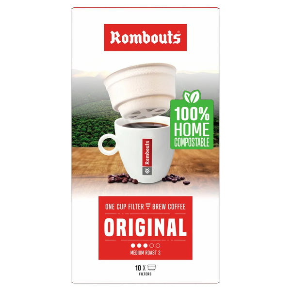 Rombouts Original Compostable One Cup Filter Coffee, 70g